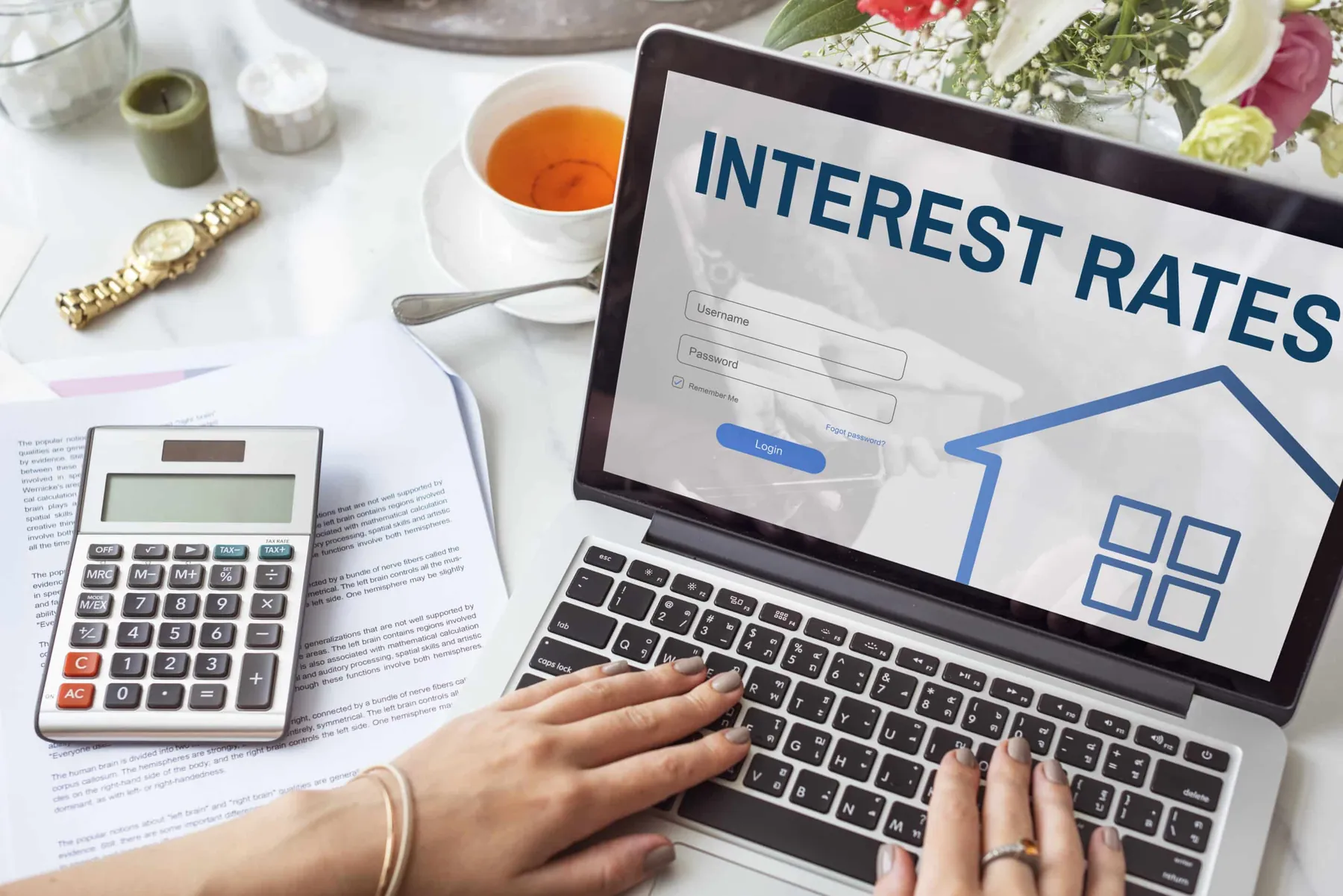 Mortgage calculator: reviewing mortgage rates